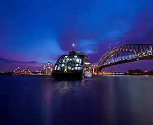 Vivid Sydney Clearview Glass Boat Dinner Cruise