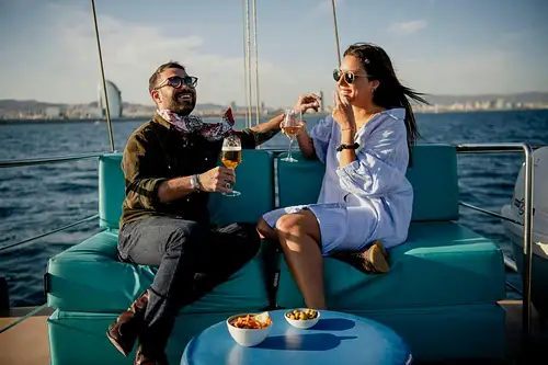 Barcelona Eco-catamaran Tour At Sunset With Live Music