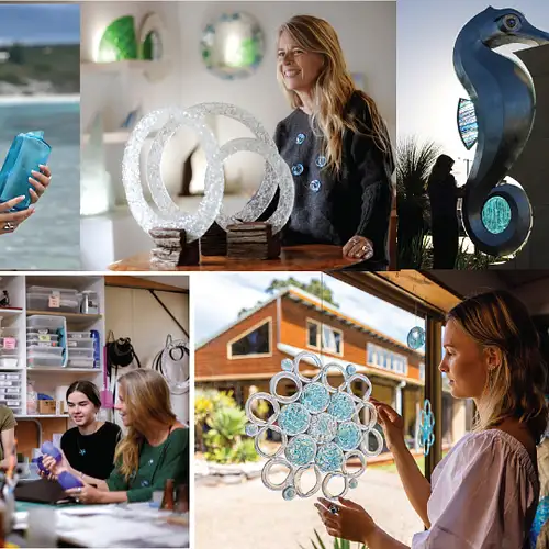 Cindy Poole Glass Artist - Discover Tour Experience