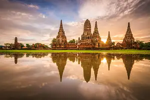 Ancient Temples of Ayutthaya and River Cruise with Lunch